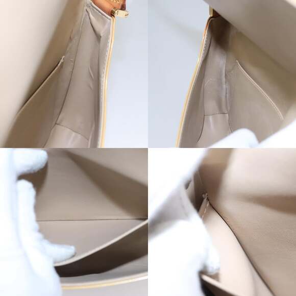 LOUIS VUITTON Monogram Vernis Thompson Street Bag Beige M91301 - Picture 12 of 12